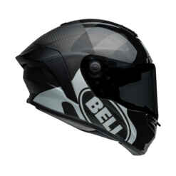 casco bell race star dlx flex hello cousteau algae nero bianco opaco lucido street motorcycle helmet