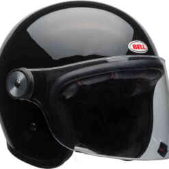bell-riot-helmet-gloss-black-casco-custom-vintage-cafe'-racer-mxlife
