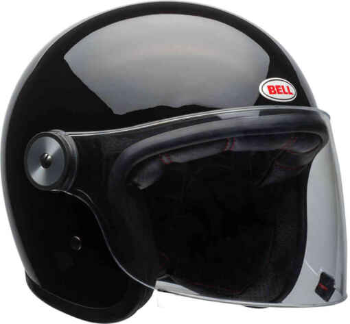 bell-riot-helmet-gloss-black-casco-custom-vintage-cafe'-racer-mxlife
