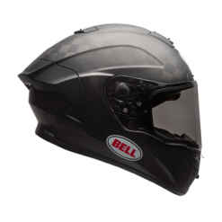 casco bell pro star ece 06 fim street motorcycle helmet matte black back