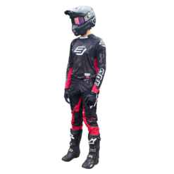 completo motocross enduro bud air contest black/pink